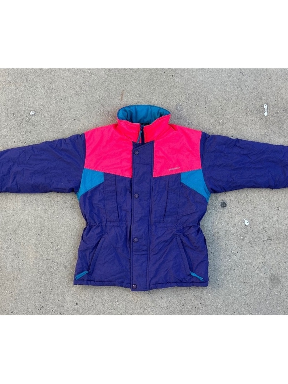 Sunice Vintage Retro Colorblock Winter Skiing Jacket Size 16